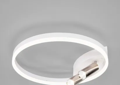 Потолочная светодиодная люстра Eurosvet Luminari 90247/3 белый / хром