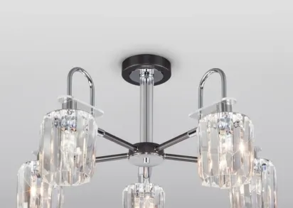 Потолочная люстра Eurosvet Tenia 70090/5 графит