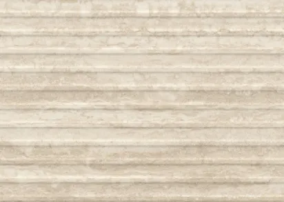 Плитка RCUN Travertino Wall Struttura 3D Dorica Vein Beige Rett 40x120